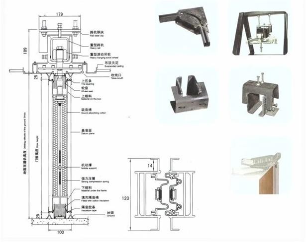 aluminum hanging track