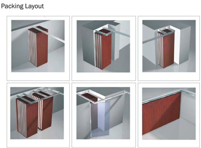 Art Display Art Gallery Operable Partition Wall