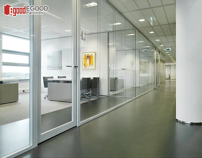 Fire-resistant glass partitions 1