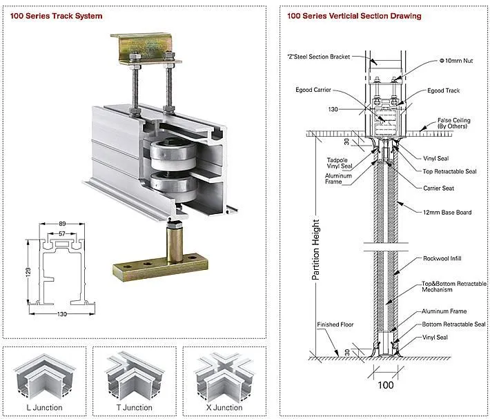 Type 100 track dimension