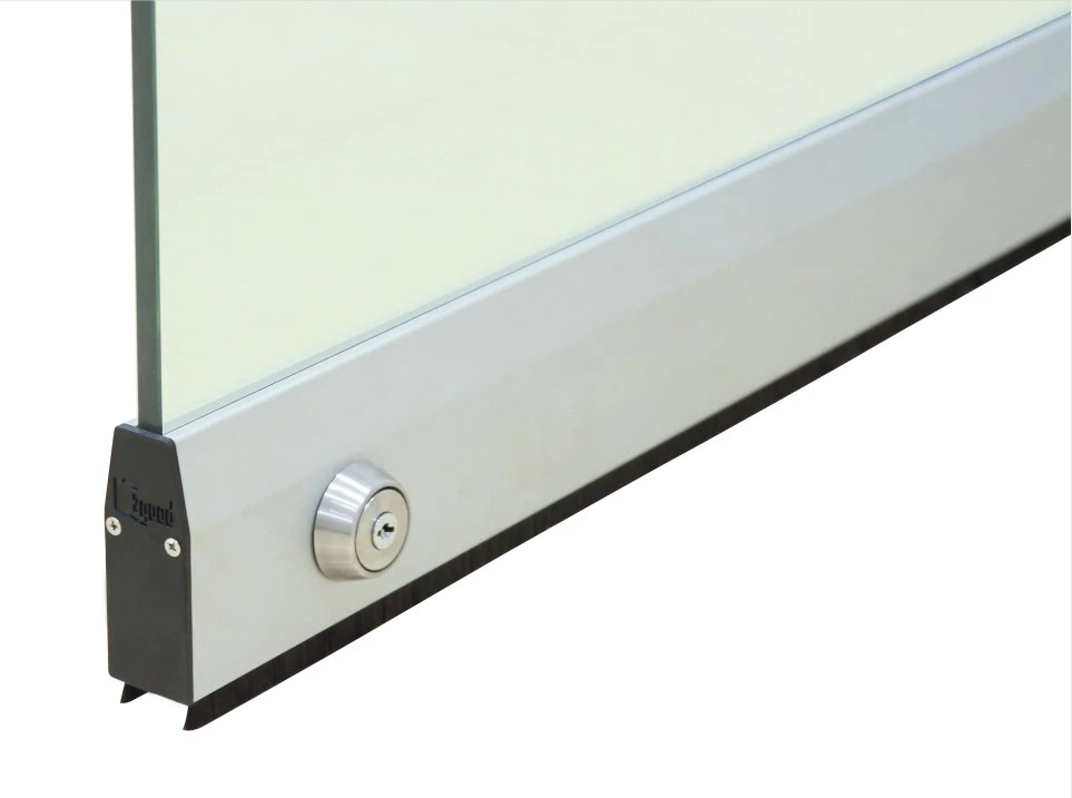 frameless glass sliding partition