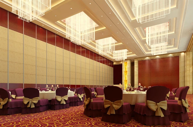 Movable partitions in banquet halls Movable partitions in banquet halls