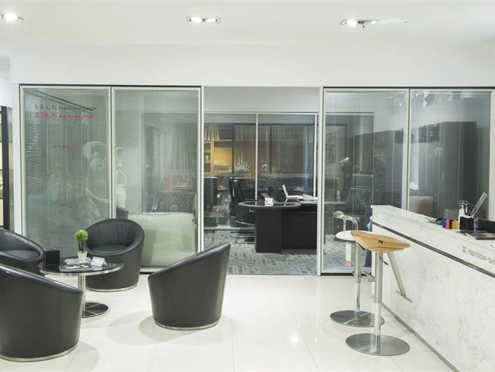 Double Glazed 90 Office Partition Wall