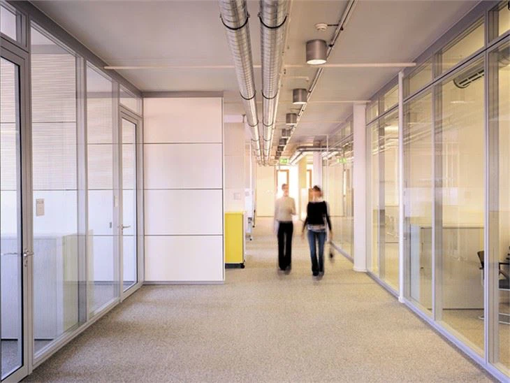 Double Glazed 90 Office Partition Wall