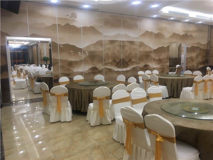 Landscape Painting Movable Wall Panel