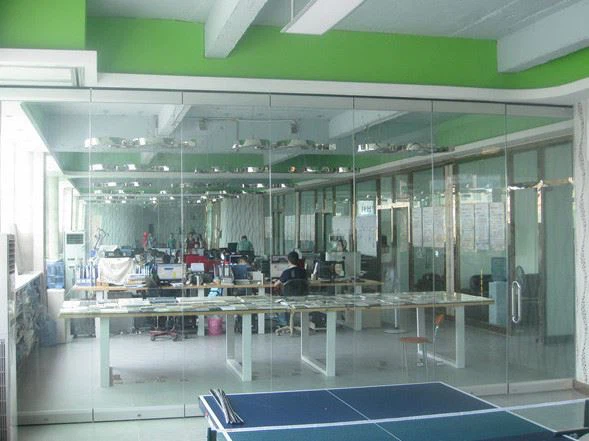 Movable Full View Frameless Glass Wall