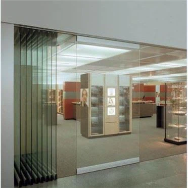 Manufacturer Movable Glass Wall Office Sliding Frameless Glass Folding Partition