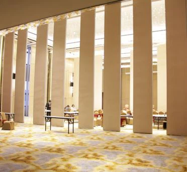 Sound Insulation Fireproof Sliding Acoustic Folding Wall Partitions