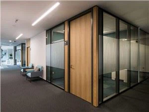Single Glass Office Partition