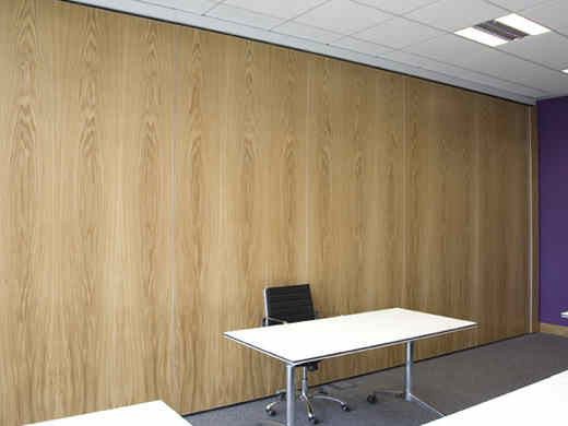 Office Temporary Divider With Top Sound Barrier