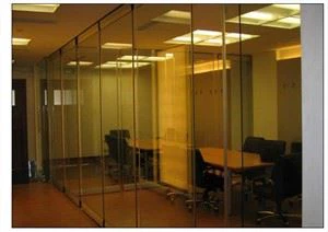 Sliding Folding Frameless Glass Partition Wall Office Partition wall