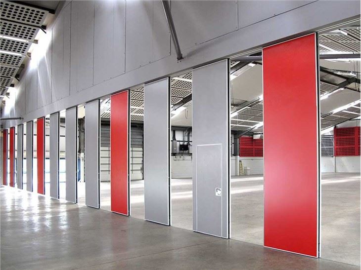 Vinyl Operable Wall For Meeting Room