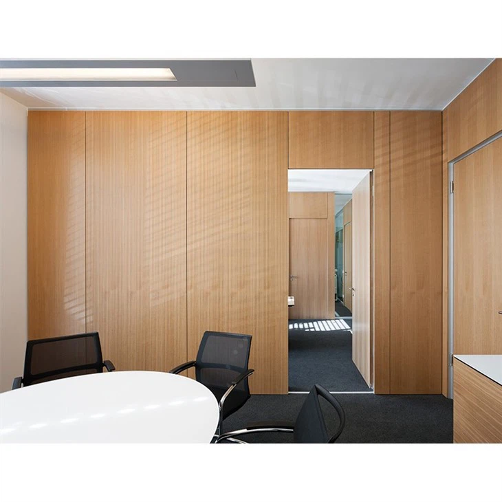 Wooden Meeting Room Partition Wall