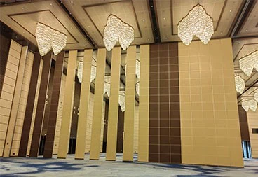 High exhibition center folding partitions for flexible space management High exhibition center folding partitions for flexible space management