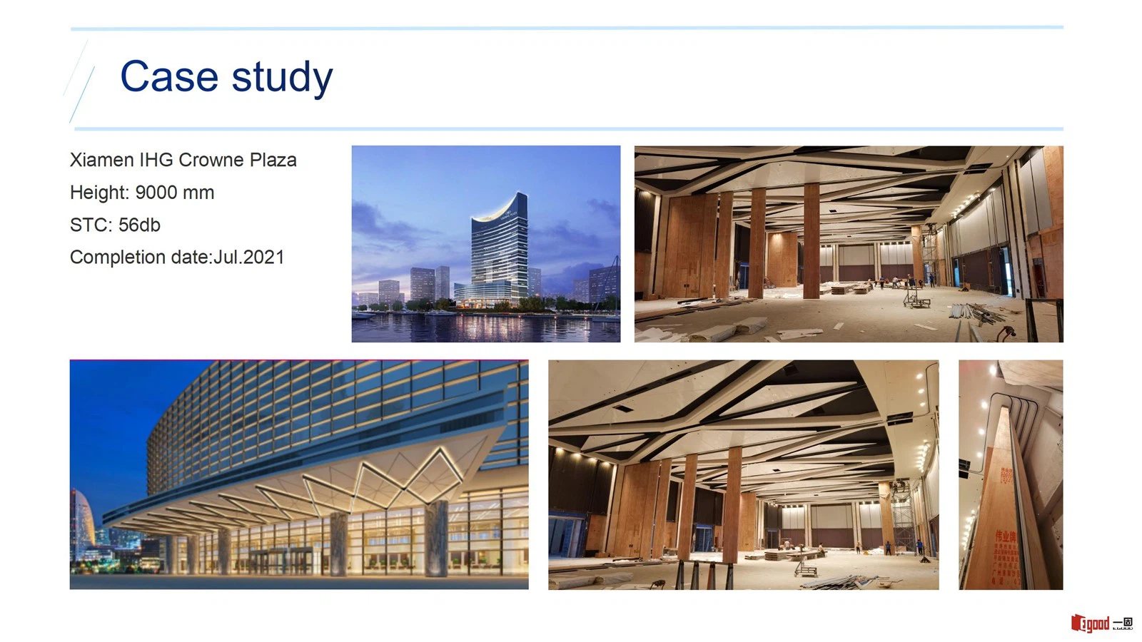 Egood Movable Partition Project: Xiamen IHG Crowne Plaza Hotel (Height 9000mm, STC 56dB) Egood Movable Partition Project: Xiamen IHG Crowne Plaza Hotel (Height 9000mm, STC 56dB)